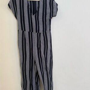 Rails Black and White Striped Top